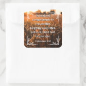 エペソ4:32平方ステッカー スクエアシール (バッグ)