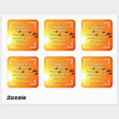 エペソ4:32平方ステッカー スクエアシール (シート)