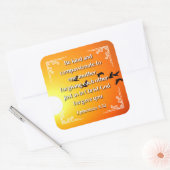 エペソ4:32平方ステッカー スクエアシール (封筒)