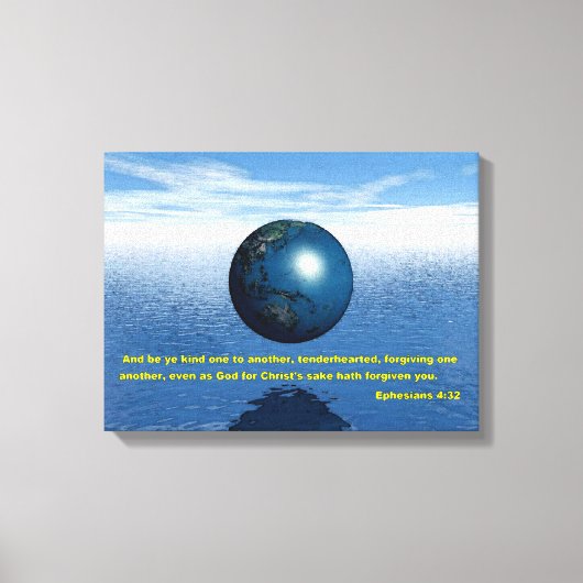 エペソ4:32 キャンバスプリント (正面)