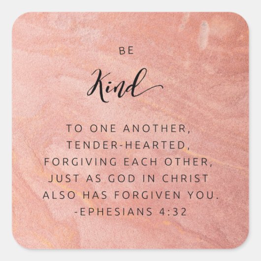 エペソ4:32 スクエアシール (正面)