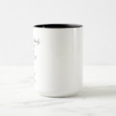 エペソ4:4希望の聖書の詩のマグカップ マグカップ (中央)