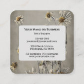 エペソ4:7私たち一人ひとりの恵みは聖書与えである スクエア名刺 (裏面)