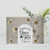 エペソ4:7 Grace is 与え Bible  Flat Card (スタンド正面)