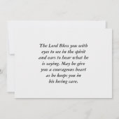 エペソ4:7 Grace is 与え Bible  Flat Card (裏面)