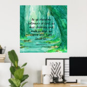 エペソ5:1-2 ポスター (ホームオフィス)