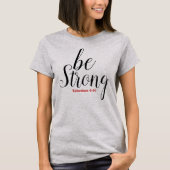 エペソ6:10 – 基本Tシャツ Tシャツ (正面)