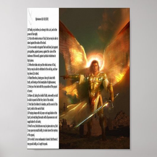 エペソ6:10-20 ポスター (正面)