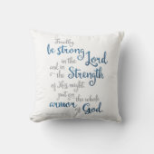 エペソ6:11神のバイブルの武具聖なる書物、 経典 クッション (正面)
