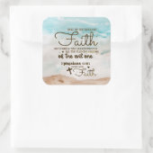 エペソ6:16信仰の盾を取る聖書 スクエアシール (バッグ)