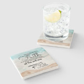 エペソ6:16信仰の盾を取る聖書 ストーンコースター (横)