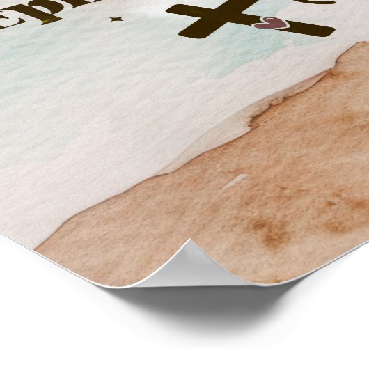 エペソ6:16信仰の盾を取る聖書 ポスター (角)