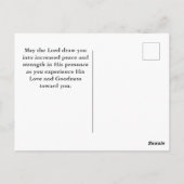 エペソ6:16信仰の盾を取る聖書 ポストカード (裏面)