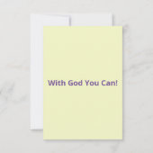 エペソ6:4 KJV聖書聖なる書物、 経典Pic Greeting カード (裏面)