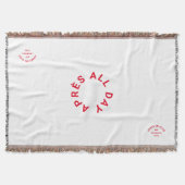 エペーススキークラブウィンターレッドスキーリゾートクレスト スローブランケット (正面)