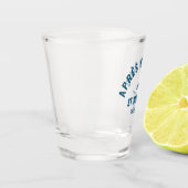 エペーススキークラブレッドネイビーヴィンテージスタイルスキーパーティー ショットグラス (左)