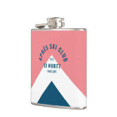 エペーススキークラブレトロピンクネイビートラベル フラスク (左)