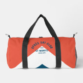 エペーススキークラブヴィンテージレッドネイビーモノグラム ダッフルバッグ (正面)