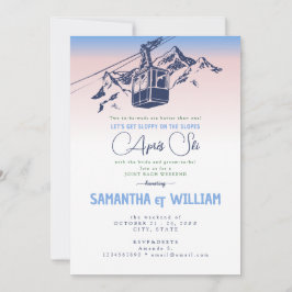 エペーススキースロッピースプレグスウィンタージョイントバッハ週末 招待状