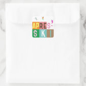 エペーススキーレトロスキーヤーズカラーブロック スクエアシール (バッグ)