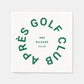 エペールゴルフクラブフォレストグリーンゴルファーズソーシャルクレスト スタンダードカクテルナプキン (正面)