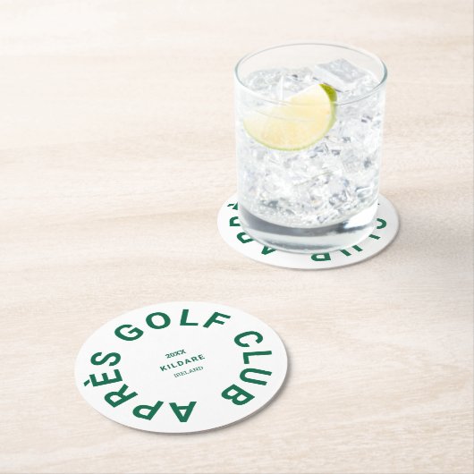エペールゴルフクラブフォレストグリーンゴルファーズソーシャルクレスト ラウンドペーパーコースター (インサイチュ)