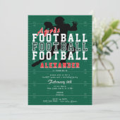 エペールサッカーゲームスポーツバースデーパーティー 招待状 (スタンド正面)