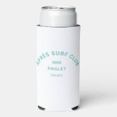 エペールサーフクラブターコイズサーファーズソーシャルクレスト スリム缶クーラー (Seltzer裏面)