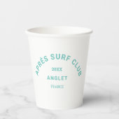 エペールサーフクラブターコイズサーファーズソーシャルクレスト 紙コップ
