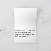 エホバのノテカードからのギフト カード (内部)