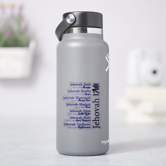 エホバの名前 シール (HydroFlask)