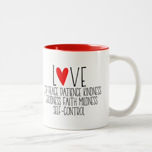 エホバの御霊の実り ツートーンマグカップ (右)