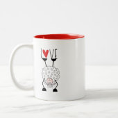 エホバの御霊の実り ツートーンマグカップ (左)