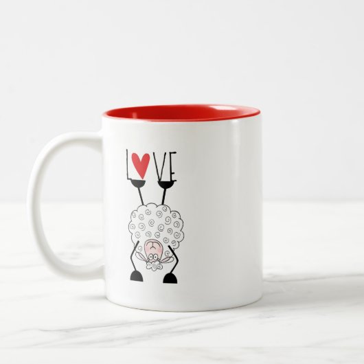 エホバの御霊の実り ツートーンマグカップ (左)