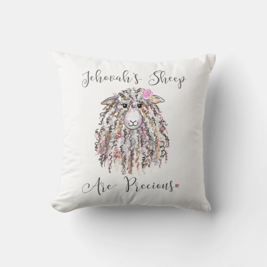 「エホバの羊大切」 クッション (正面)