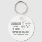 エホバの証人が目撃 キーホルダー (正面)