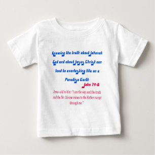 エホバの証人ジョン14-6 ベビーTシャツ