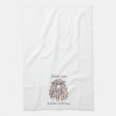 "エホバは彼の羊気にを愛して"キッチン キッチンタオル (縦)
