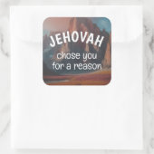 エホバは理由があなた方を選んだ | JW スクエアシール (バッグ)