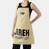 エホバジレカスタムーキリスト教モノグラム エプロン (インサイチュ)