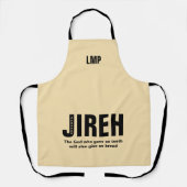エホバジレカスタムーキリスト教モノグラム エプロン (正面)