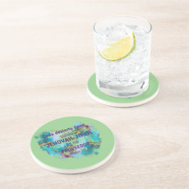 エホバジレプロヴェードールグリーンパープルブルー コースター