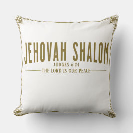 エホバ・シャロム主は私たちの平和の審判6:24 クッション
