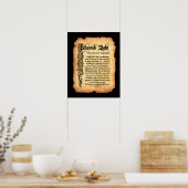 エホバ・ロヒ、羊飼い主：神の名 ポスター (キッチン)