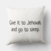 エホ与えバーに行って寝なさい クッション (裏面)