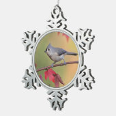 エボシガラ スノーフレークピューターオーナメント (右)