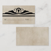 エボニーエレガントデコ座席表 プレイスカード (正面/裏面)