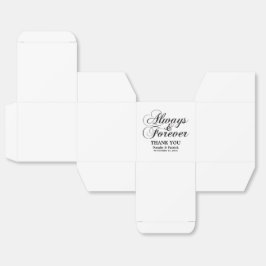エボニー常時&フォーエバー結婚式の引き出物ボックス フェイバーボックス