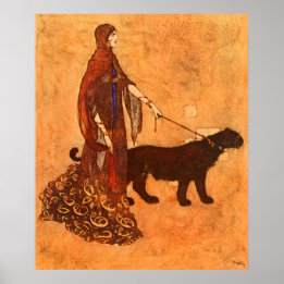 エボニー諸島のクイーンエドムンドゥラックファインアート ポスター