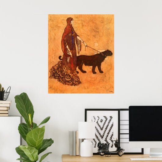 エボニー諸島のクイーンエドムンドゥラックファインアート ポスター (ホームオフィス)